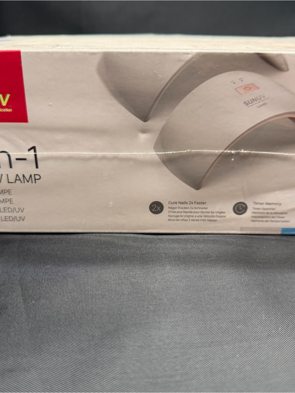 SUNUV White 48W LED/UV Nail Lamp for Gel Curing